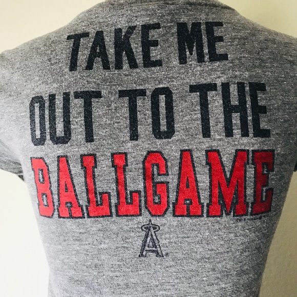 5TH & OCEAN Genuine Merchandise Anaheim ANGELS Baseball TEE SHIRT Kids Size 18 - Picture 6 of 8